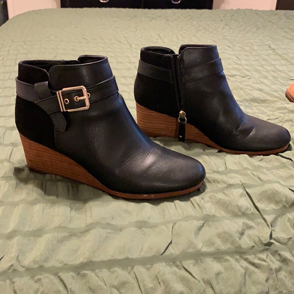 Dr Scholls cute wedge booties.